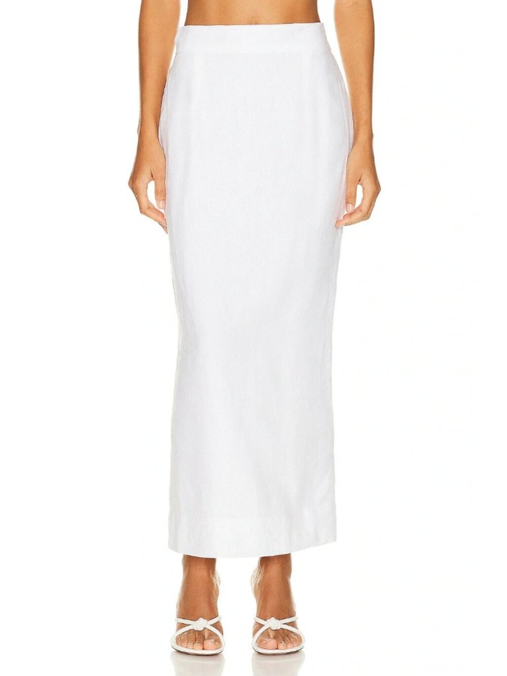 Posse Emma Pencil Skirt in Ivory Long